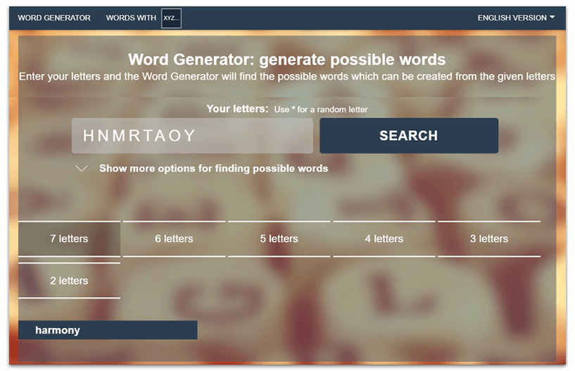 Word generator что это