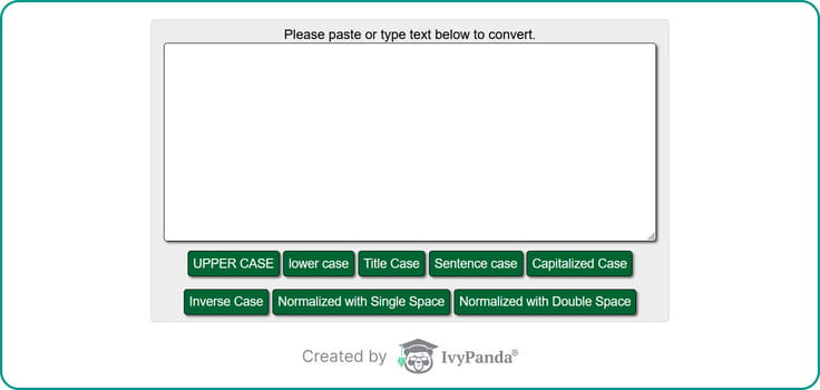 UnitConverters Case Converter: case converter screenshot.