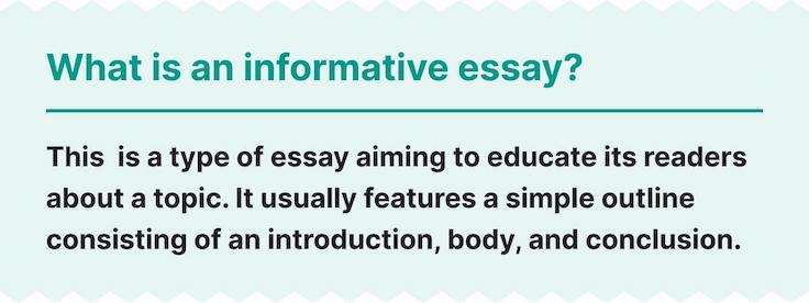 thesis statement generator for informative essay